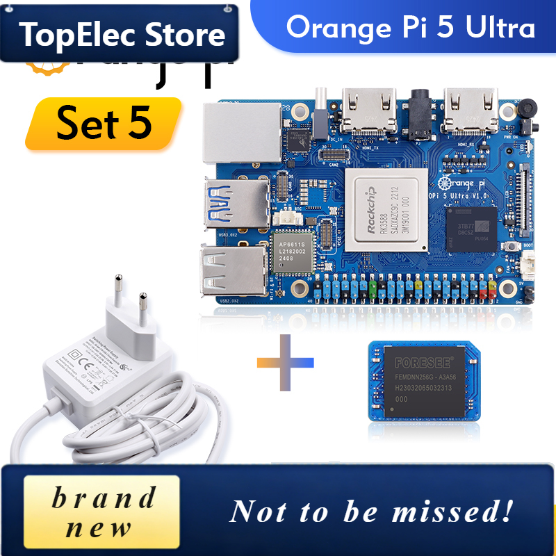 TopElec Orange Pi 5 Ultra + Po - Rockchip Rk3588 Development Board ulasan dan harga