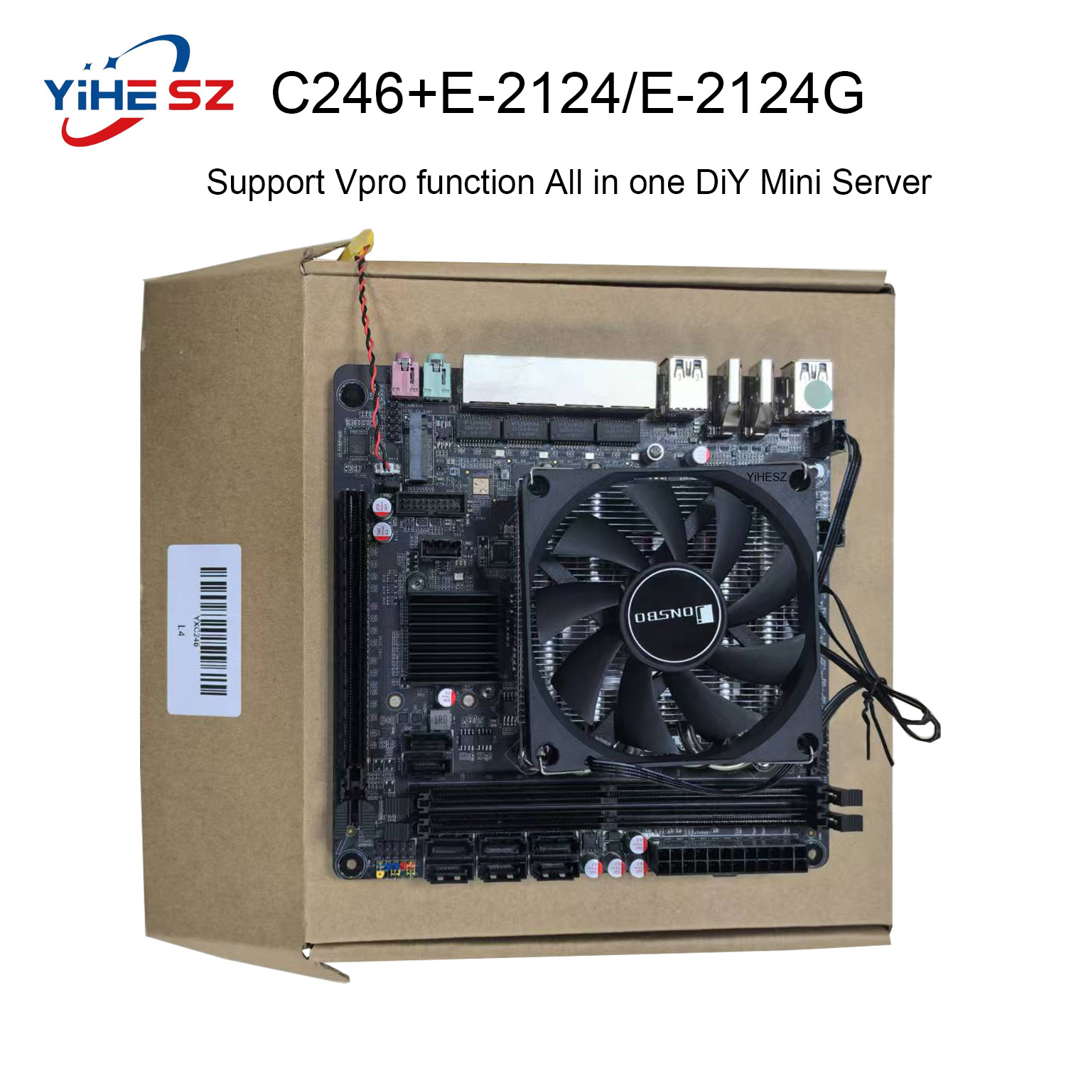 E-2124/2124G C246 Vpro NAS Mot - Nas Motherboard 8 Sata Mini Itx ulasan dan harga